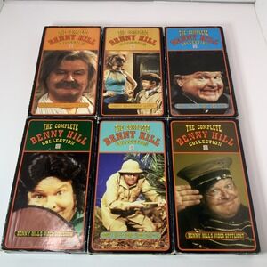 VHS The Complete Benny Hill Collection Lot Of 6 Time Life Video Sex